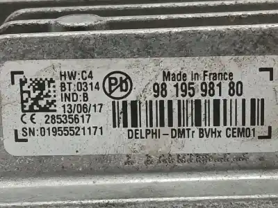 Second-hand car spare part electronic module for citroen c4 picasso ii 1.6 bluehdi 120 oem iam references 9819598180  