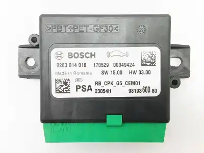 Second-hand car spare part electronic module for citroen c4 picasso ii 1.6 bluehdi 120 oem iam references 9819360080