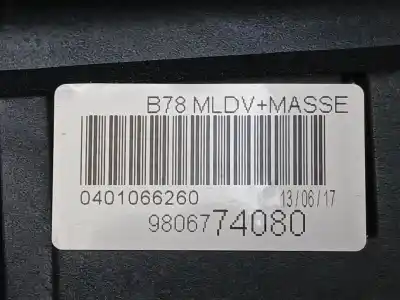 Pezzo di ricambio per auto di seconda mano leva del cambio per citroen c4 picasso ii 1.6 bluehdi 120 riferimenti oem iam 9806774080 1191811260 1191811261