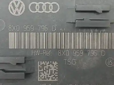 Pezzo di ricambio per auto di seconda mano modulo elettronico per audi a1 (8x1, 8xk) 1.6 tdi riferimenti oem iam 8x0959795d   Pezzo di ricambio per auto di seconda mano modulo elettronico per audi a1 (8x1, 8xk) 1.6 tdi riferimenti oem iam 8x0959795d