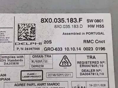 Автозапчасти б/у аудиосистема / радио cd за audi a1 (8x1, 8xk) 1.6 tdi ссылки oem iam 8x0035183f 8x0035183d  Автозапчасти б/у аудиосистема / радио cd за audi a1 (8x1, 8xk) 1.6 tdi ссылки oem iam 8x0035183f 8x0035183d