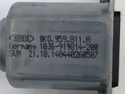 Second-hand car spare part rear right window motor for audi a1 (8x1, 8xk) 1.6 tdi oem iam references 8k0959811a 1036919814200  Second-hand car spare part rear right window motor for audi a1 (8x1, 8xk) 1.6 tdi oem iam references 8k0959811a 1036919814200