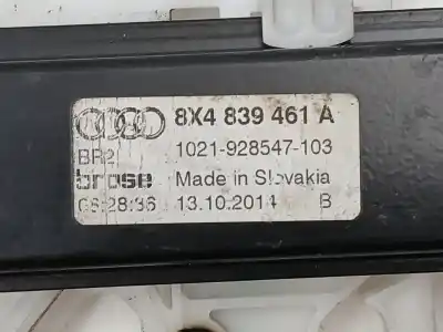 Second-hand car spare part rear left window regulator for audi a1 (8x1, 8xk) 1.6 tdi oem iam references 8x4839461a 1021928547103  Second-hand car spare part rear left window regulator for audi a1 (8x1, 8xk) 1.6 tdi oem iam references 8x4839461a 1021928547103