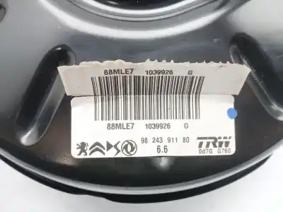 Second-hand car spare part brake servo for opel corsa f elegance oem iam references 9824391180  