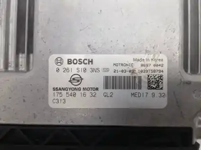 Автозапчасти б/у блок управления двигателем за ssangyong korando (c300) 1.5 ссылки oem iam 1755401632 0261s103ns 