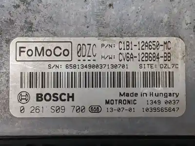 Автозапчасти б/у блок управления двигателем за ford fiesta vi (cb1, ccn) 1.0 ecoboost ссылки oem iam c1b112a650mc cv6a12b684bb 0261s09700
