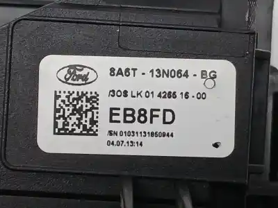 Second-hand car spare part multifunction switch for ford fiesta vi (cb1, ccn) 1.0 ecoboost oem iam references 8a6t13n064bg  