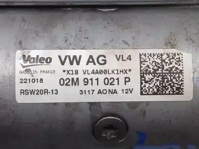 İkinci el araba yedek parçası motor çalisiyor için skoda superb iii (3v3) 2.0 tdi oem iam referansları 02m911021p rsw20r13  İkinci el araba yedek parçası motor çalisiyor için skoda superb iii (3v3) 2.0 tdi oem iam referansları 02m911021p rsw20r13