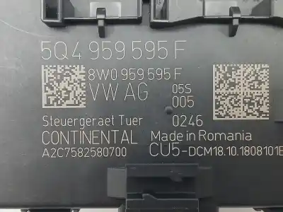 Tweedehands auto-onderdeel elektronische module voor skoda superb iii (3v3) 2.0 tdi oem iam-referenties 5q4959595f a2c7582580700 8w0959595f Tweedehands auto-onderdeel elektronische module voor skoda superb iii (3v3) 2.0 tdi oem iam-referenties 5q4959595f a2c7582580700 8w0959595f