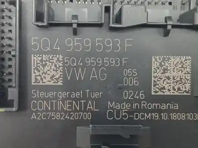 Tweedehands auto-onderdeel elektronische module voor skoda superb iii (3v3) 2.0 tdi oem iam-referenties 5q4959593f a2c7582420700  Tweedehands auto-onderdeel elektronische module voor skoda superb iii (3v3) 2.0 tdi oem iam-referenties 5q4959593f a2c7582420700
