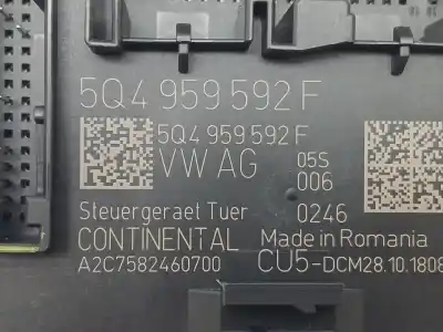 Tweedehands auto-onderdeel elektronische module voor skoda superb iii (3v3) 2.0 tdi oem iam-referenties 5q4959592f a2c7582460700  Tweedehands auto-onderdeel elektronische module voor skoda superb iii (3v3) 2.0 tdi oem iam-referenties 5q4959592f a2c7582460700