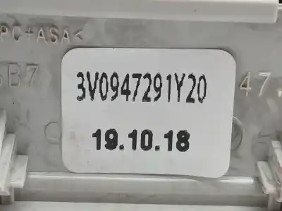 Pezzo di ricambio per auto di seconda mano luce interna per skoda superb iii (3v3) 2.0 tdi riferimenti oem iam 3v0947291y20   Pezzo di ricambio per auto di seconda mano luce interna per skoda superb iii (3v3) 2.0 tdi riferimenti oem iam 3v0947291y20
