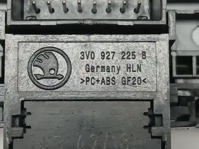 İkinci el araba yedek parçası el freni kolu için skoda superb iii (3v3) 2.0 tdi oem iam referansları 3v0927225b  