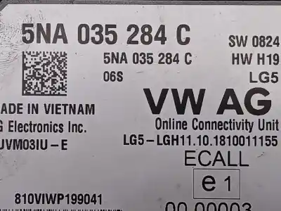 Pièce détachée automobile d'occasion module électronique pour skoda superb iii (3v3) 2.0 tdi références oem iam 5na035284c  