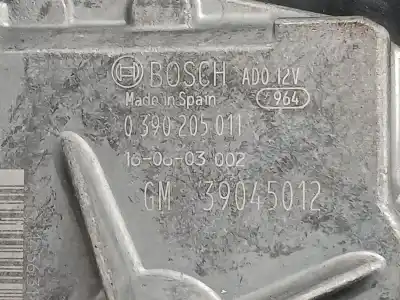 Second-hand car spare part rear windshield wiper motor for opel corsa e (x15) 1.3 cdti (08, 68) oem iam references 39045012 0390205011 