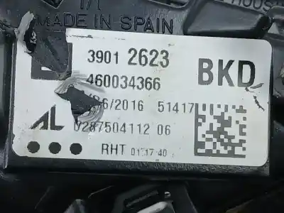 Автозапчастина б/у внутрішній лівий задній ліхар для opel corsa e (x15) 1.3 cdti (08, 68) посилання на oem iam 39012623   Автозапчастина б/у внутрішній лівий задній ліхар для opel corsa e (x15) 1.3 cdti (08, 68) посилання на oem iam 39012623