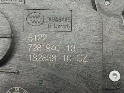Second-hand car spare part rear right door lock for mini mini (f55) cooper oem iam references 7281940  5122728194013