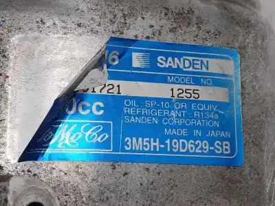 Second-hand car spare part air conditioning compressor for mazda 3 (bk) 1.6 di turbo oem iam references 3m5h19d629sb  