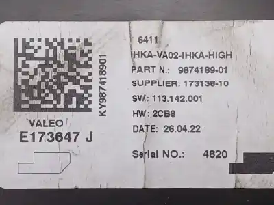 Pezzo di ricambio per auto di seconda mano modulo elettronico per mini mini (f55) cooper riferimenti oem iam 987418901  e173647j