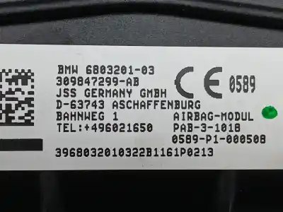 Автозапчастина б/у передня права подушка безопасности для mini mini (f55) cooper посилання на oem iam 680320103  