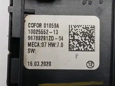 Автозапчастина б/у передні вікний вмикач для citroen c5 aircross (a_) 1.2 puretech 130 (arhnsj) посилання на oem iam 96788281zd  