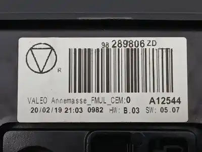 Pezzo di ricambio per auto di seconda mano display multifunzione per citroen c4 cactus 1.5 bluehdi 100 riferimenti oem iam 9289806zd  