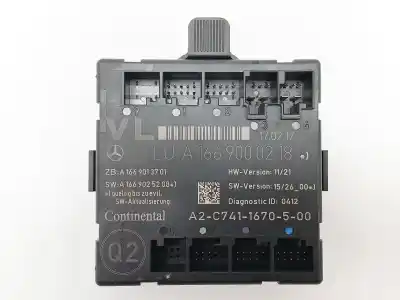 Tweedehands auto-onderdeel elektronische module voor mercedes-benz clase a (w176) a 200 cdi / d (176.008) oem iam-referenties a1669000218