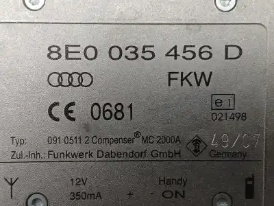 Second-hand car spare part electronic module for audi tt (8j3) 2.0 tfsi oem iam references 8e0035456d  