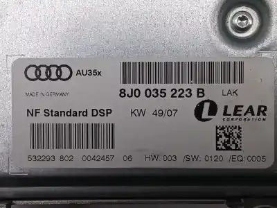 Second-hand car spare part electronic module for audi tt (8j3) 2.0 tfsi oem iam references 8j0035223b  