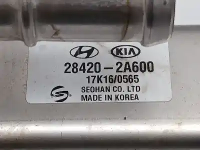 Peça sobressalente para automóvel em segunda mão radiador de gases de escape (egr) por kia carens ( ) x-tech referências oem iam 284202a600  284102a600
