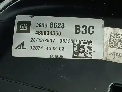 Peça sobressalente para automóvel em segunda mão farolim traseiro direito por opel corsa e selective referências oem iam 39068623  