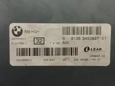 Second-hand car spare part comfort module for mini mini (r56) cooper oem iam references 6135345093701  