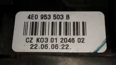 Second-hand car spare part headlights switch for audi a8 (4e2) 4.2 v8 40v oem iam references 4e0953549 4e0953503b 4e0953521