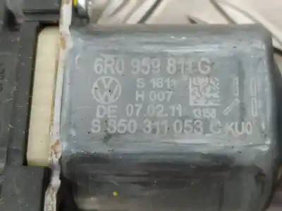 Peça sobressalente para automóvel em segunda mão elevador de vidros traseiro esquerdo por volkswagen polo (6r1) 1.6 tdi referências oem iam 6r0959811g s850311053c 0130822532