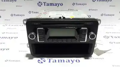 Second-hand car spare part audio system / radio cd for volkswagen polo (6r1) 1.6 tdi oem iam references 5m0035156c rcd210mp3 