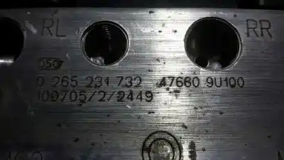 Peça sobressalente para automóvel em segunda mão abs por nissan note (e11e) 1.5 dci turbodiesel cat referências oem iam 0265231732 476609u100 