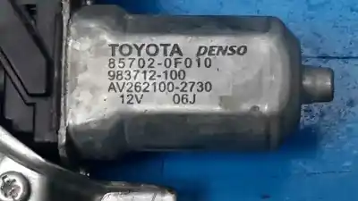 Peça sobressalente para automóvel em segunda mão elevador de vidros dianteira esquerda por toyota yaris (ksp9/scp9/nlp9) 1.3 cat referências oem iam 857020f010 983712100 