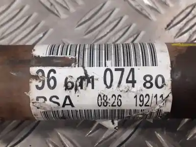 Автозапчастина б/у передня права трансмісія для citroen c4 lim. 1.6 hdi fap посилання на oem iam 9661107480  