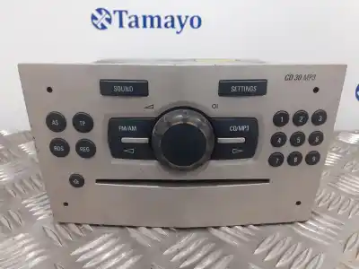 Peça sobressalente para automóvel em segunda mão SISTEMA DE ÁUDIO / RÁDIO CD por OPEL CORSA D (S07)  Referências OEM IAM 344183129 13257028 