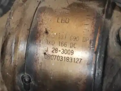 Gebrauchtes Autoersatzteil katalysator zum audi s3 (8p) 2.0 16v tfsi oem-iam-referenzen 1k0131690dp 1k0131701cq 1k0118g