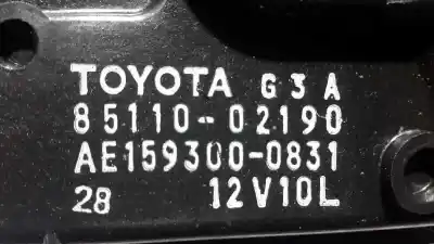 Автозапчастина б/у двигатель передніх склоочисників для toyota auris (_e15_) 1.4 d-4d (nde150_) посилання на oem iam 8511002190 1593000831 