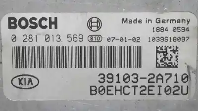 Second-hand car spare part ecu engine control for kia cee´d 1.6 crdi cat oem iam references 0281013569 391032a710 1039s18097