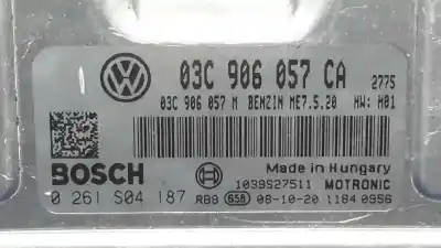 Second-hand car spare part ecu engine control for seat ibiza (6j5) reference oem iam references 0261s04187 03c906057ca 03c906057m