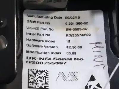 Peça sobressalente para automóvel em segunda mão quadrante por mini mini (r56) * referências oem iam 920139002 bm0505041 