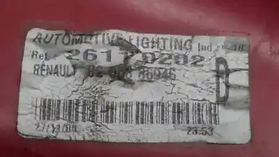 Автозапчасти б/у правый задний фонарь за renault clio iii 1.5 dci diesel cat ссылки oem iam 8200776050 26110202 