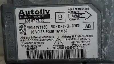 Gebrauchtes Autoersatzteil steuergerät airbag zum peugeot 307 berlina (s2) 1.6 hdi oem-iam-referenzen 9654491180 606877300 