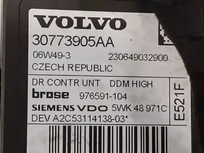 Автозапчасти б/у регулятор стекла переднего левого за volvo c30 (533) 1.8 ссылки oem iam 979038100 1174088b 30773905aa
