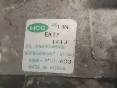 Second-hand car spare part air conditioning compressor for kia cee´d 1.6 crdi cat oem iam references f500an8ca03  