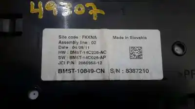 Peça sobressalente para automóvel em segunda mão quadrante por ford focus lim. (cb8) 1.6 tdci cat referências oem iam bm5t10849cn bm5t14c226ac bm5t14c026ap