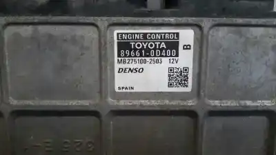 Tweedehands auto-onderdeel ecu motorcontroller voor toyota yaris (ksp9/scp9/nlp9) 1.3 cat oem iam-referenties 896610d400 mb2751002503 
